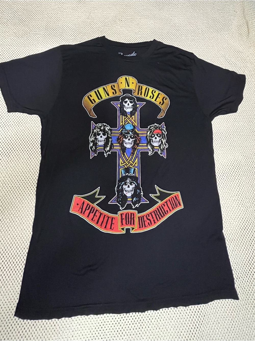 Guns N' Roses Appetite For Destruction T-Shirt size M bravado